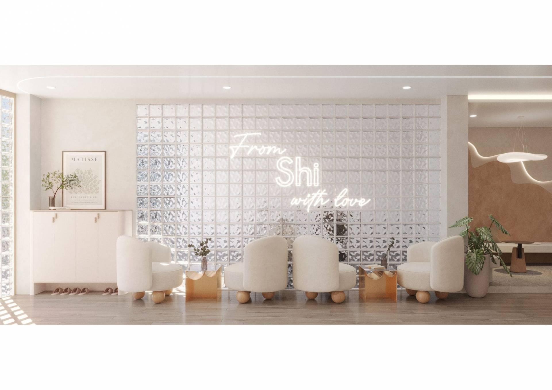 Phòng khách chờ Shi Beauty Spa
